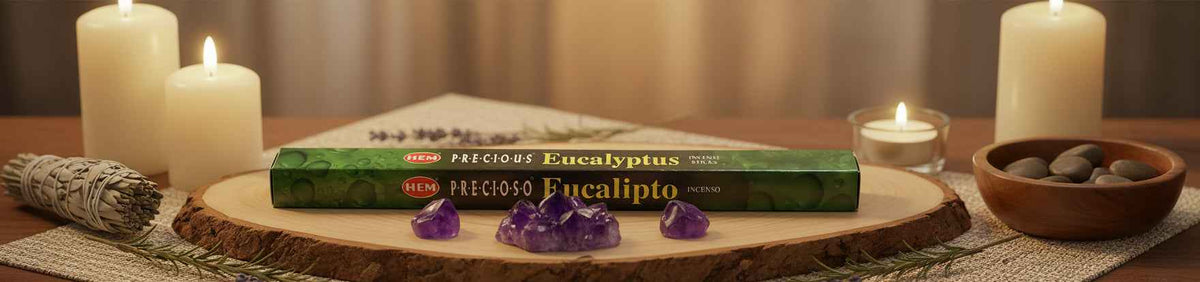 Hem Hexagon Eucalyptus Incense Sticks by Divine Intentions