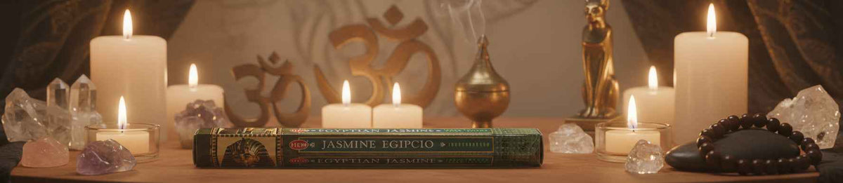 Hem Hexagon Egyptian Jasmine Incense Sticks by Divine Intentions