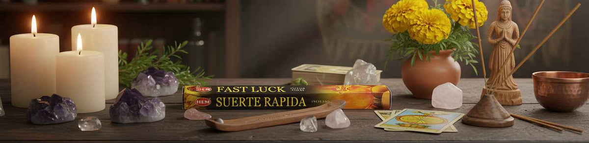 Hem Hexagon Fast Luck Incense Sticks by Divine Intentions