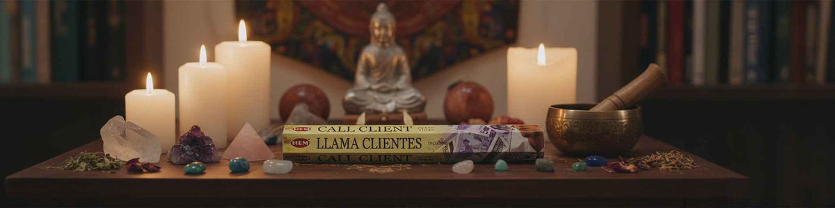 Hem Hexagon Call Client Incense Sticks for Mindful Relaxation and Clarity by Divine Intentions