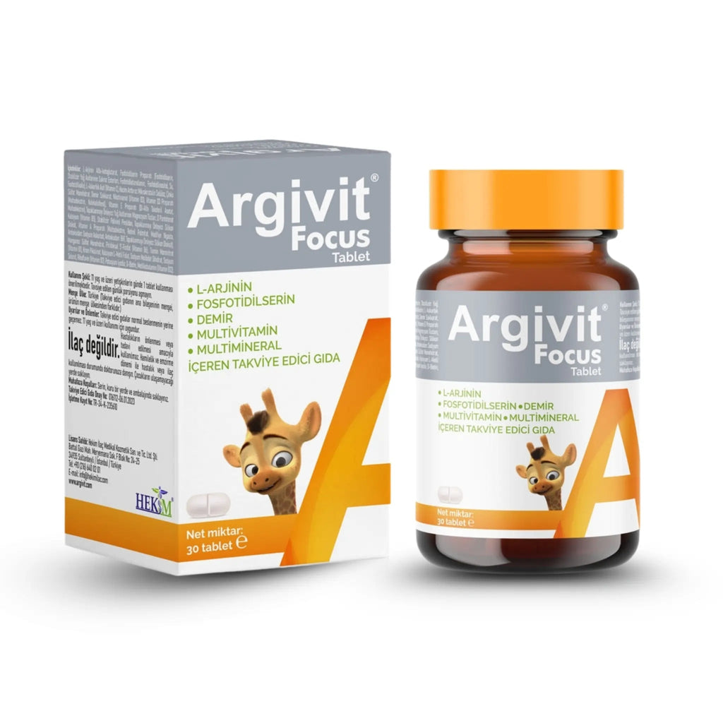 Argivit Focus 30 Tablet - Cognitive Boost | 30 Tablets by Beauty Care Bag