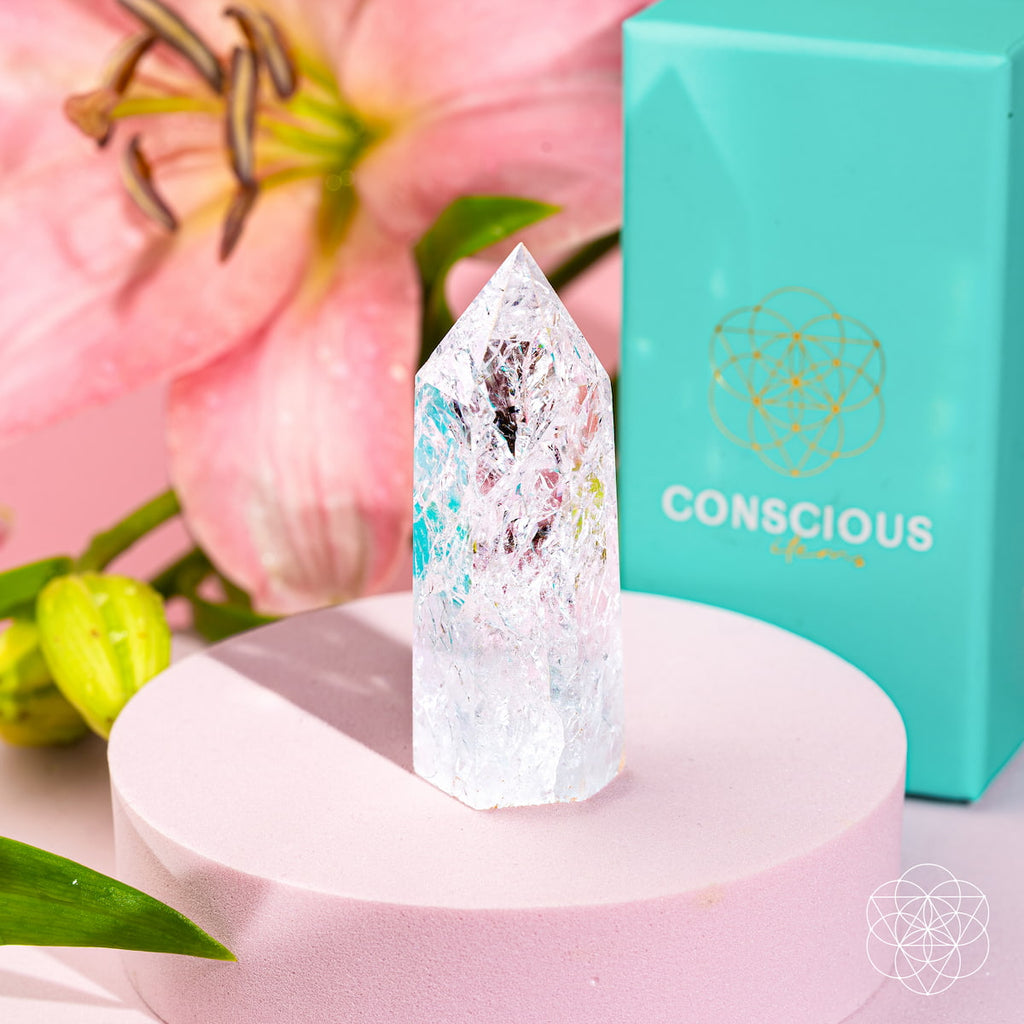 Limitless Manifestation - Ice Quartz Point by Conscious Items