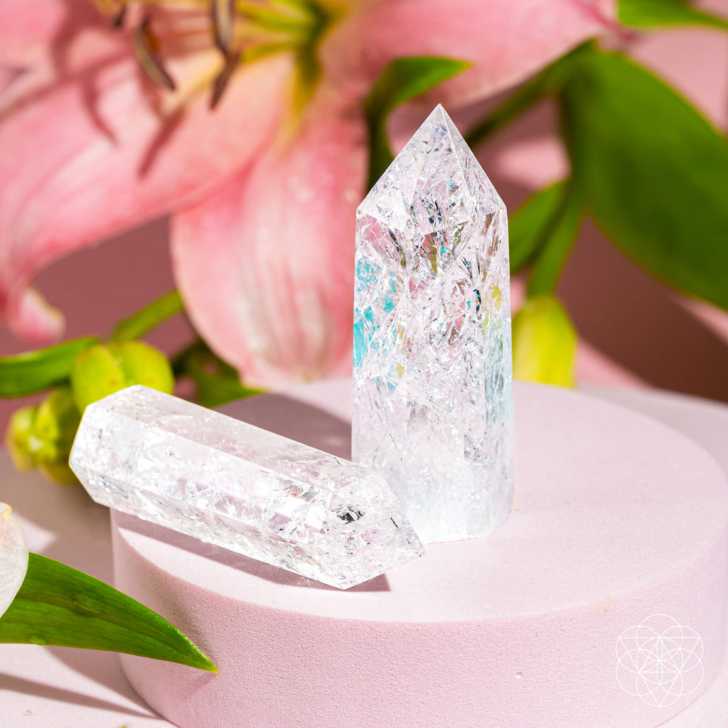 Limitless Manifestation - Ice Quartz Point by Conscious Items