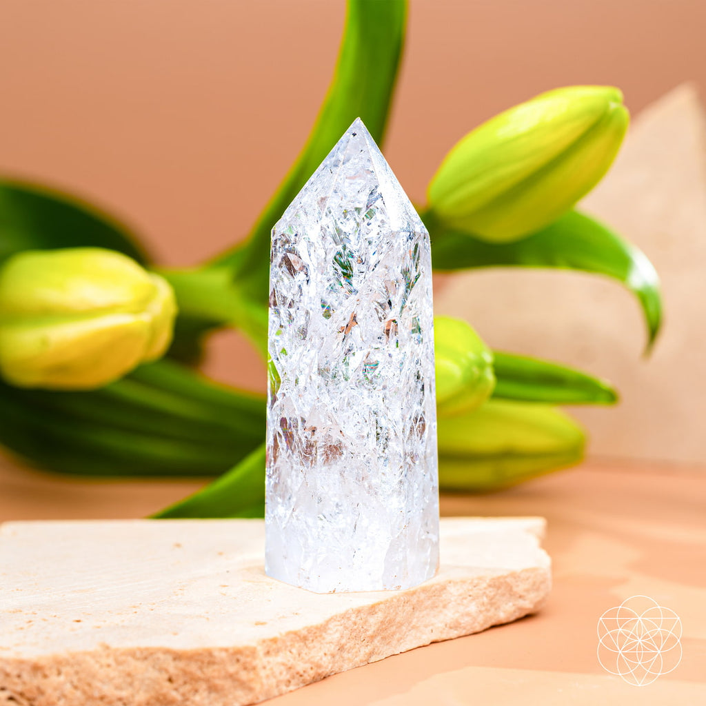 Limitless Manifestation - Ice Quartz Point by Conscious Items