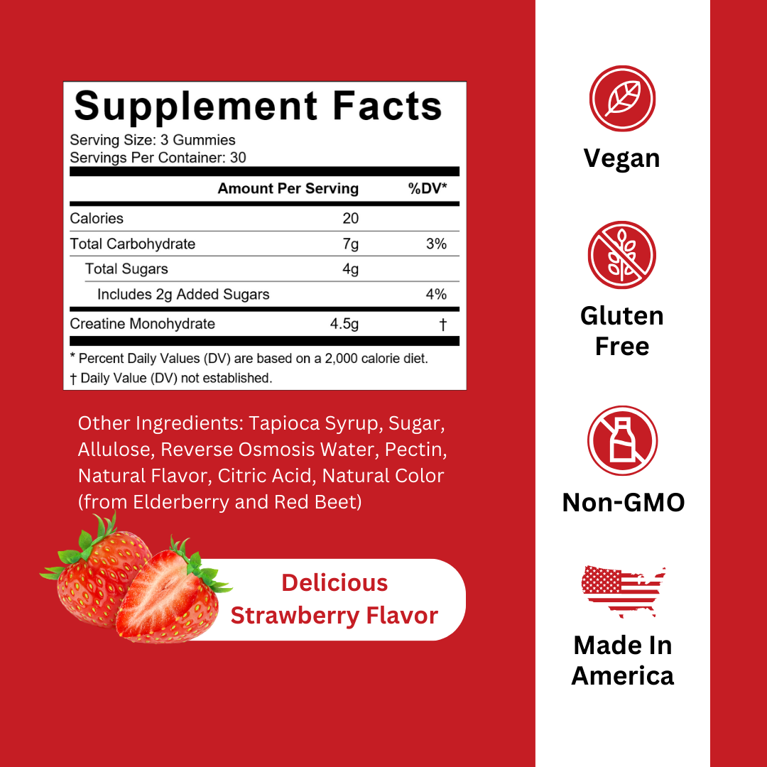 Creatine Gummies - One-Time Payment by Burst Nutrition