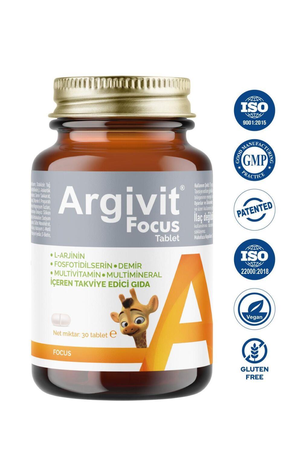 Argivit Focus 30 Tablet - Cognitive Boost | 30 Tablets by Beauty Care Bag