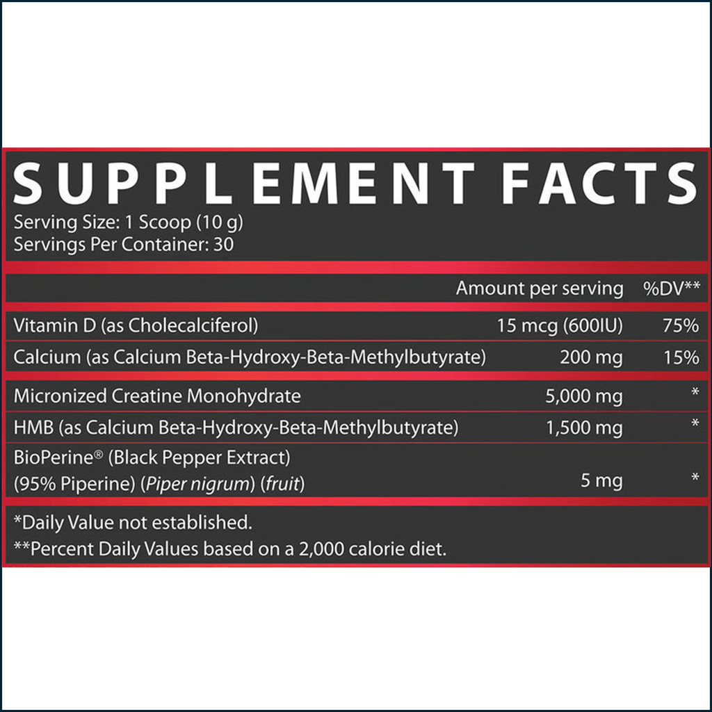 Nutrex Creatine+ HMB, 30 Servings by PoorBoySupplements.com