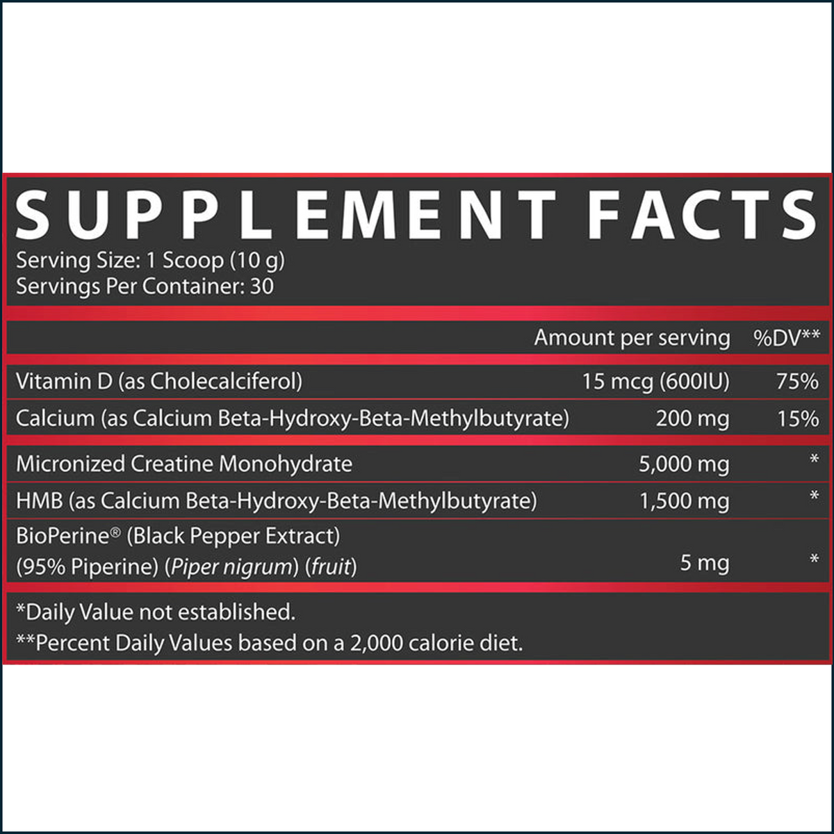 Nutrex Creatine+ HMB, 30 Servings by PoorBoySupplements.com