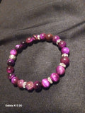 Purple Tiger's Eye Bracelet by Singhifyvibes