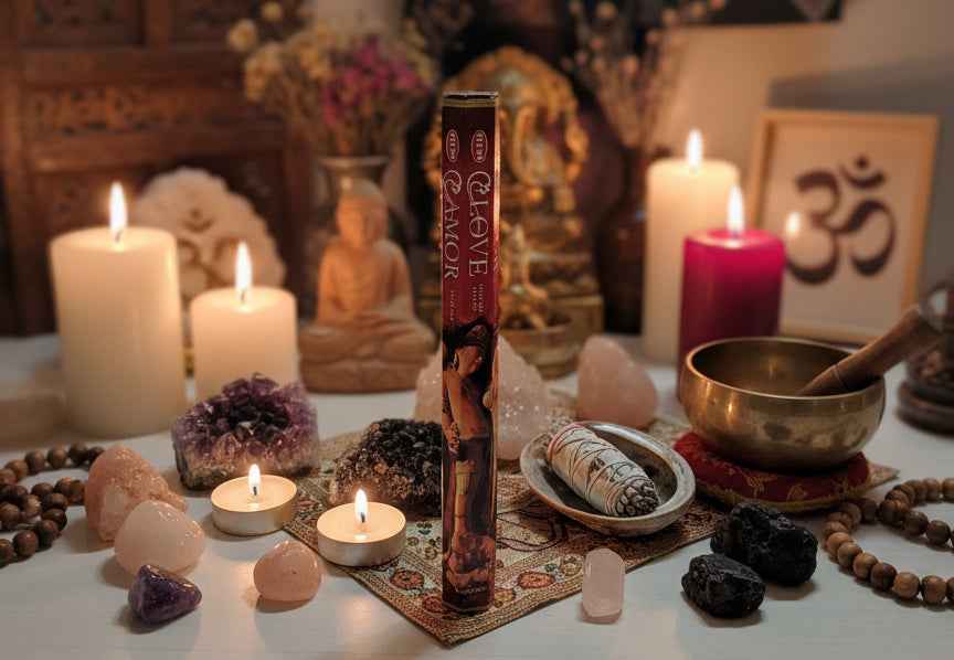 Hem Hexagon Love Incense Sticks - Enchanting Aromas for Romance by Divine Intentions