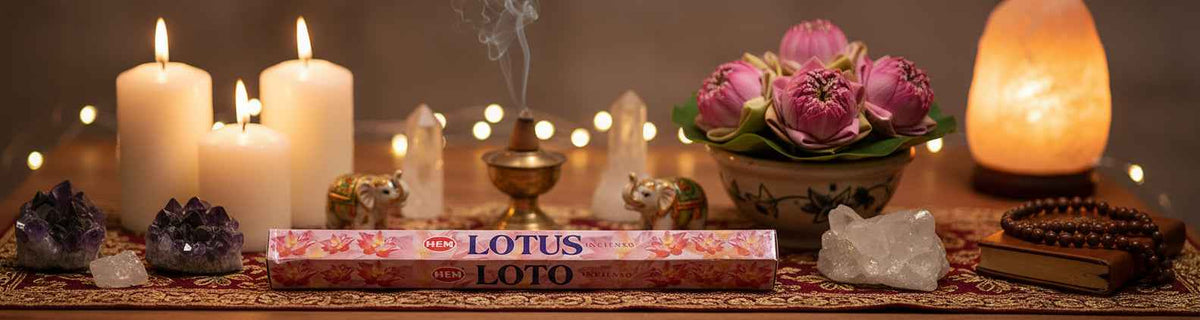Hem Hexagon Lotus Incense Sticks by Divine Intentions