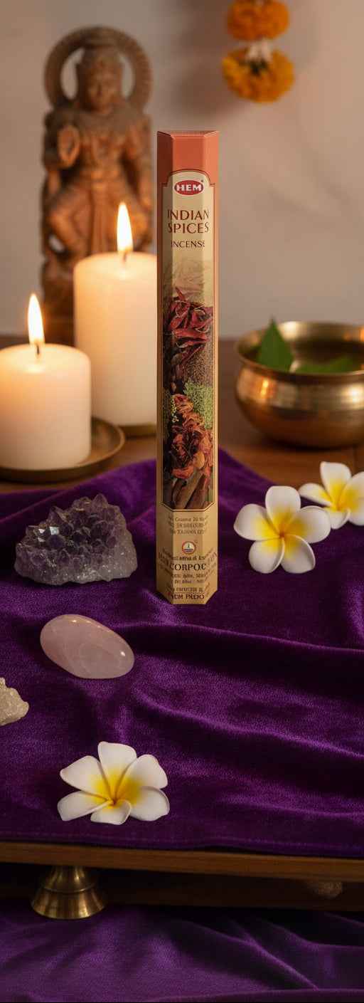 Hem Hexagon Indian Spices Incense Sticks by Divine Intentions
